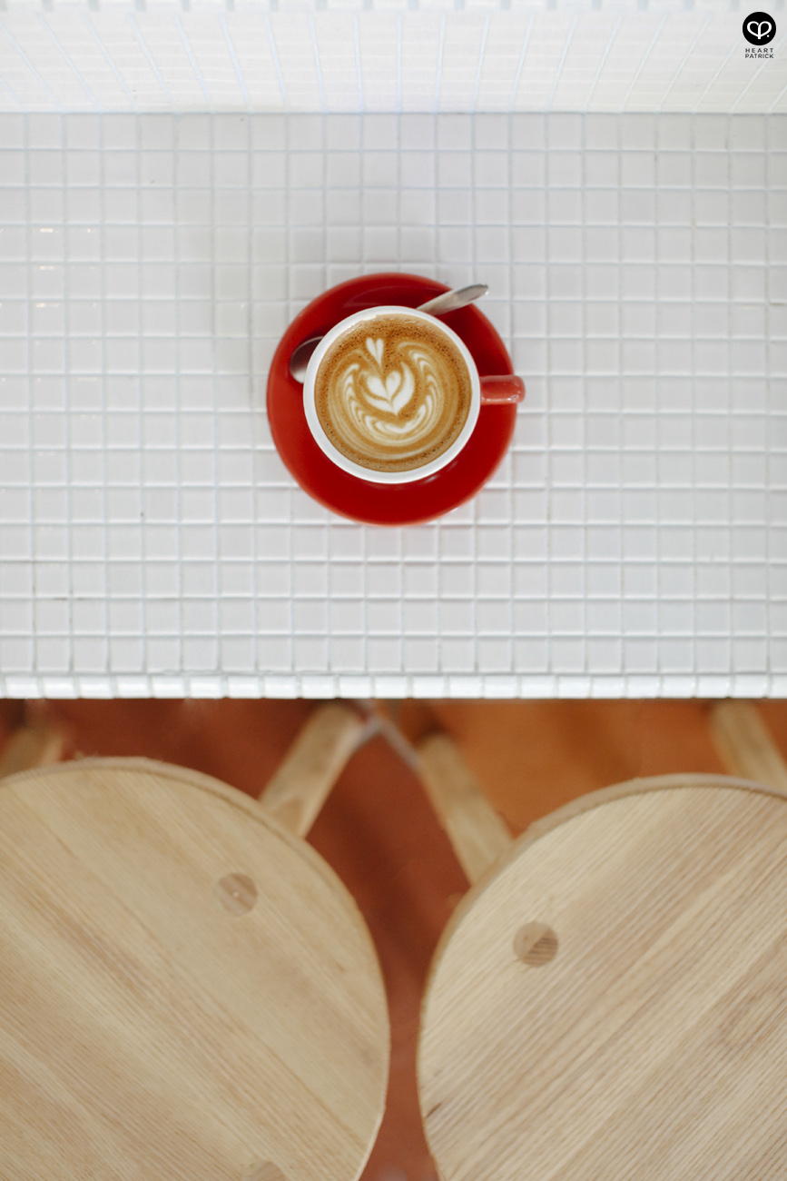 heartpatrick singapore caf cafehopping ang mo kio interior design industrial space latte art white mosaic tiles